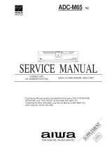 Aiwa ADC-M65 YZ User manual