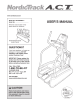 NordicTrack NTEL01299.2 User manual