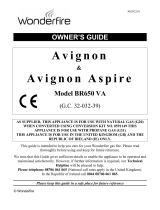 Wonderfire avignon aspire BR650 VA Owner's manual