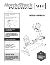 NordicTrack COMMERCIAL VR User manual