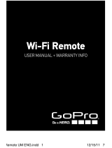 GoPro Wi-Fi Remote User Manual & Warranty