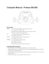 Proteus ISS 500 Owner's manual