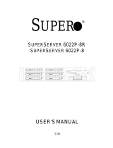 Supermicro SUPERSERVER 6022P-8R User manual