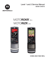 Motorola MOTORIZR Z6TV User manual