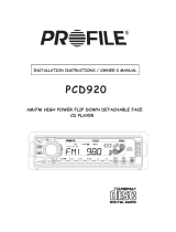 Profile PCD920 Installation Instructions & Owner's Manual