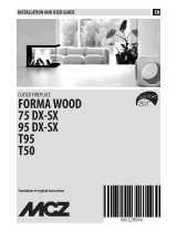 MCZ FORMA WOOD 95 DX-SX Installation and User Manual