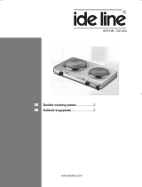 Ide Line Double Cooking Plates 750-024 User manual