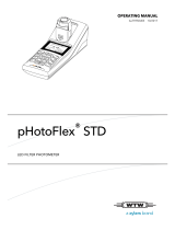 wtw pHotoFlex STD Operating instructions