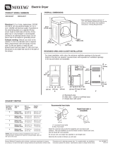 Maytag MED6400T Product Dimensions