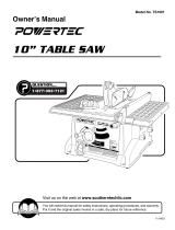 PowerTec TS1001 Owner's manual