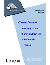 Lexmark E210 User manual