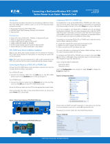 Eaton NetCommWireless NTC-140W Series Quick start guide