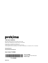 Proxima Ultralight S520 User manual