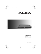 Alba RDVD1002 User manual