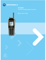 Motorola TETRA MTH800 Basic User's Manual