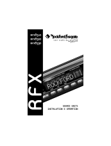 Rockford Fosgate RFX8320 Installation & Operation Manual