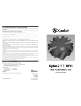 Xpelair Xplus2 EC RFH User manual