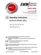 EWM WEGA 351 Operating Instructions Manual