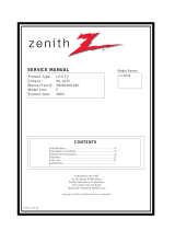 Zenith L17W36 Series User manual