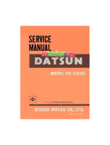 Datsun 411 Series User manual