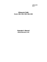 Branson 5800 User manual