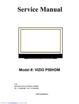 Vizio P50HDM - 50" Plasma Panel User manual