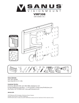 Sanus VisionMount VMF308 User manual