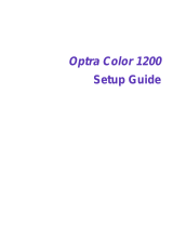 Lexmark 1200 - Optra Color LED Printer Setup Manual