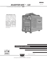 Century INVERTER ARC 120 User manual