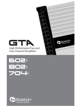 Boston GTA-802 User manual
