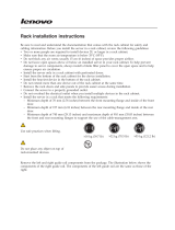 Lenovo ThinkServer RD240 Rack Installation Instructions