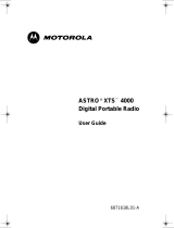 Motorola Astro XTS 4000 User manual