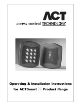 ACT ACTSMART 2 PRODUCT RANGE Operating instructions