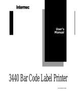 Intermec 3440 User manual