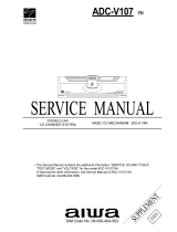 Aiwa ADC-V107 User manual
