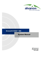 Alvarion BreezeACCESS 900 System Manual