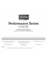 Maytag MEDE900VJ - Performance 7.5 cu. Ft. Steam Electric Dryer User guide