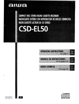 Aiwa CSD-EL50 Operating Instructions Manual
