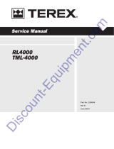 Terex TML-4000 User manual