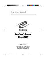 SCS MKRU519 User manual