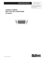 McQuay IM-CKA-0501 A Series Installation guide