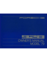 Porsche 928 1979 Owner's manual