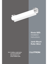 Lutron Electronics Sivoia QED Installation Instructions Manual