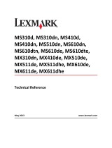 Lexmark MX611DE Technical Reference