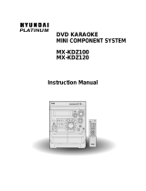 Hyundai MX-KDZ120 User manual
