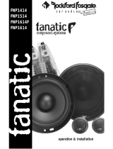Rockford Fosgate Fanatic P FNP1614F Operation and Installation Manual
