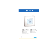 Hager TX 450 User manual