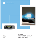 Motorola TETRA MTM800 User guide