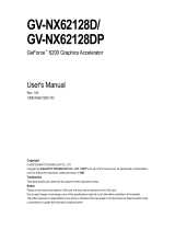 Gigabyte GV-NX62128DP User manual