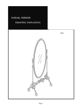 Southern Enterprises Cheval Mirror Assembly Instructions